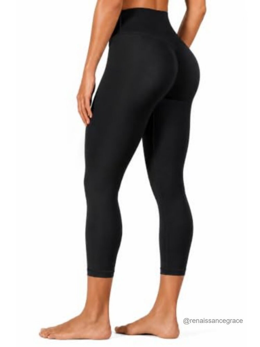 Sunzel High Waist Butt Lifting Capri Leggings Tummy Control Yoga Pants